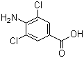 structure of CAS# 56961-25-2, 4-Amino-3,5-dichlorobenzoic acid