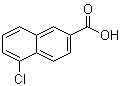 structure of CAS# 56961-89-8, 5-Chloro-2-naphthalenecarboxylic acid;5-Chloro-2-naphthoic acid