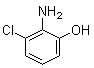 结构式 CAS# 56962-00-6, 2-氨基-3-氯苯酚