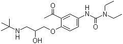 Celiprolol molecular structure (CAS 56980-93-9)