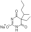 Pentobarbital sodium molecular structure (CAS 57-33-0)
