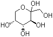 structure of CAS# 57-48-7, D(-)-Fructose;D-Levulose; Fruit sugar
