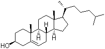 结构式 CAS# 57-88-5, 胆固醇; 胆甾醇; 胆甾烷醇
