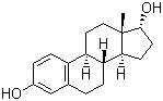 结构式 CAS# 57-91-0, 17a-雌二醇