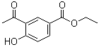 结构式 CAS# 57009-53-7, 3-乙酰基-4-羟基苯甲酸乙酯
