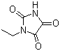 1-Ethylimidazolidine-2,4,5-trione molecular structure (CAS 57012-86-9)