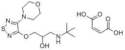 rac Timolol Maleate molecular structure (CAS 57073-55-9)
