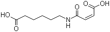 结构式 CAS# 57079-14-8, 6-[[(2Z)-3-羧基-1-氧代-2-丙烯基]氨基]己酸