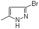 结构式 CAS# 57097-81-1, 3-溴-5-甲基吡唑