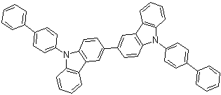 结构式 CAS# 57102-51-9, 9,9'-二([1,1'-联苯]-4-基)-3,3'-联-9H-咔唑