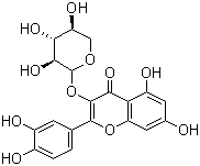 结构式 CAS# 572-30-5, 扁蓄苷