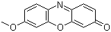 structure of CAS# 5725-89-3, Resorufin methyl ether;7-Methoxy-3H-phenoxazin-3-one