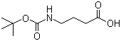 structure of CAS# 57294-38-9, N-Boc-gamma-aminobutyric acid