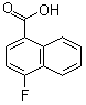 4-Fluoro-1-naphthalenecarboxylic acid molecular structure (CAS 573-03-5)
