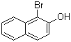 结构式 CAS# 573-97-7, 1-溴-2-萘酚