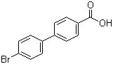 4'-Bromo[1,1'-biphenyl]-4-carboxylic acid molecular structure (CAS 5731-11-3)