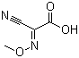Cyano(methoxyimino)acetic acid molecular structure (CAS 57336-69-3)