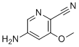 结构式 CAS# 573762-39-7, 5-氨基-3-甲氧基吡啶甲腈