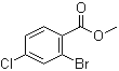 结构式 CAS# 57381-62-1, 2-溴-4-氯苯甲酸甲酯