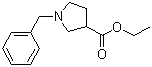 结构式 CAS# 5747-92-2, 1-苄基吡咯烷-3-羧酸乙酯; 1-苯甲基吡咯烷-3-羧酸乙酯