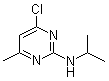 4-Chloro-2-(isopropylamino)-6-methylpyrimidine molecular structure (CAS 5748-34-5)