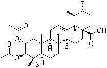 2,3-O-Diacetylcorosolic acid molecular structure (CAS 57498-76-7)