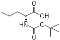 N-tert-Butoxycarbonyl-D-norvaline molecular structure (CAS 57521-85-4)