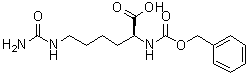 N6-(氨基羰基)-N2-[苄氧羰基]-L-赖氨酸分子结构 (CAS 57533-91-2)