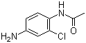 结构式 CAS# 57556-49-7, N-(4-氨基-2-氯苯基)乙酰胺