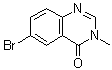 结构式 CAS# 57573-59-8, 6-溴-3-甲基喹唑啉-4(3H)-酮