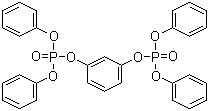 Tetraphenyl resorcinol bis(diphenylphosphate) molecular structure (CAS 57583-54-7)