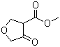 结构式 CAS# 57595-23-0, 4-氧代四氢呋喃-3-羧酸甲酯
