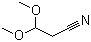 结构式 CAS# 57597-62-3, 氰基乙醛缩二甲醇; 3,3-二甲氧基丙腈