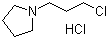 structure of CAS# 57616-69-0, (3-Chloropropyl)pyrrolidine hydrochloride