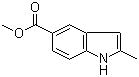 2-Methyl-1H-indole-5-carboxylic acid methyl ester molecular structure (CAS 57663-18-0)