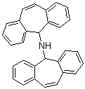 双(5H-二苯并[a,d]环庚烯-5-基)胺分子结构 (CAS 57705-01-8)