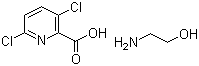 Clopyralid (2-hydroxyethyl)ammonium molecular structure (CAS 57754-85-5)