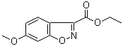 6-甲氧基-1,2-苯并异恶唑-3-甲酸乙酯分子结构 (CAS 57764-51-9)