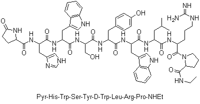 德舍瑞林分子结构 (CAS 57773-65-6)