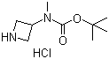 结构式 CAS# 577777-20-9, 氮杂环丁-3-基(甲基)氨基甲酸叔丁酯盐酸盐