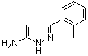 结构式 CAS# 57860-42-1, 5-氨基-3-(2-甲基苯基)吡唑