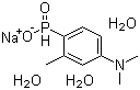 Toldimphos sodium trihydrate molecular structure (CAS 5787-63-3)