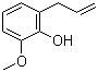 structure of CAS# 579-60-2, 2-Methoxy-6-allylphenol;6-Allylguaicol; o-Eugenol; 2-Allyl-6-methoxyphenol