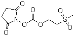 1-[[[2-(Methylsulfonyl)ethoxy]carbonyl]oxy]-2,5-pyrrolidinedione molecular structure (CAS 57903-15-8)