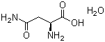 L(+)-Asparagine monohydrate molecular structure (CAS 5794-13-8)
