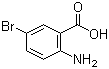 结构式 CAS# 5794-88-7, 2-氨基-5-溴苯甲酸