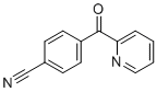 结构式 CAS# 57954-94-6, 2-(4-氰基苯甲酰基)吡啶