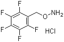O-(Pentafluorobenzyl)hydroxyamine hydrochloride molecular structure (CAS 57981-02-9)