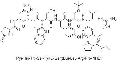 Buserelin molecular structure (CAS 57982-77-1)