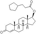 环戊丙酸睾酮分子结构 (CAS 58-20-8)